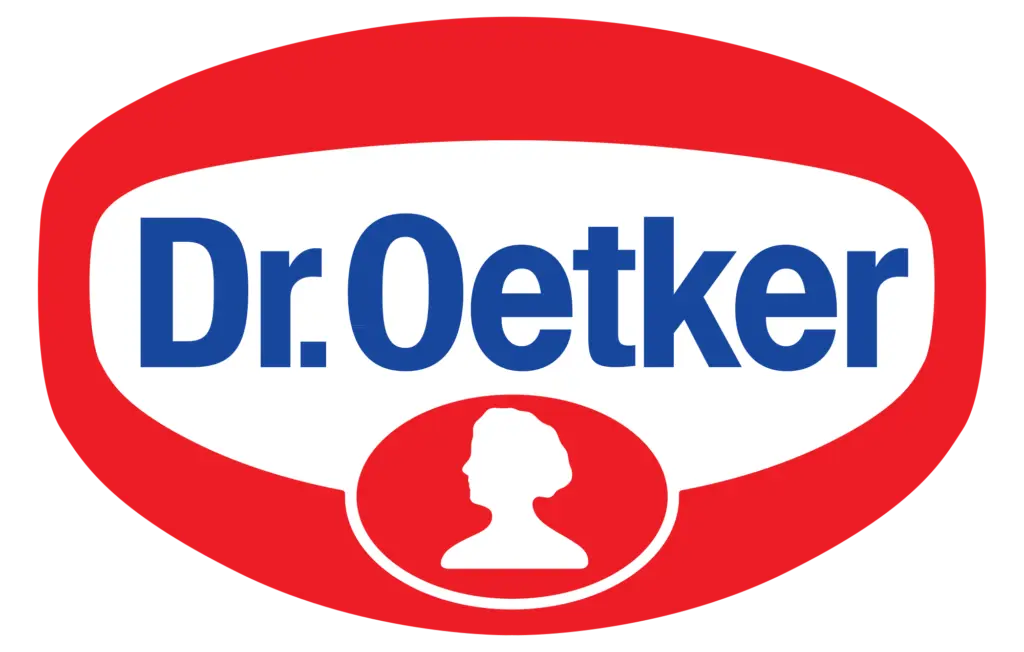 Dr.Oetker Logo mit transparentem Hintergrund.