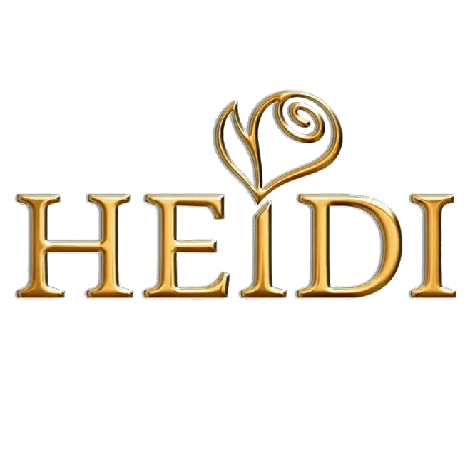 Heidi Logo mit transparentem Hintergrund.