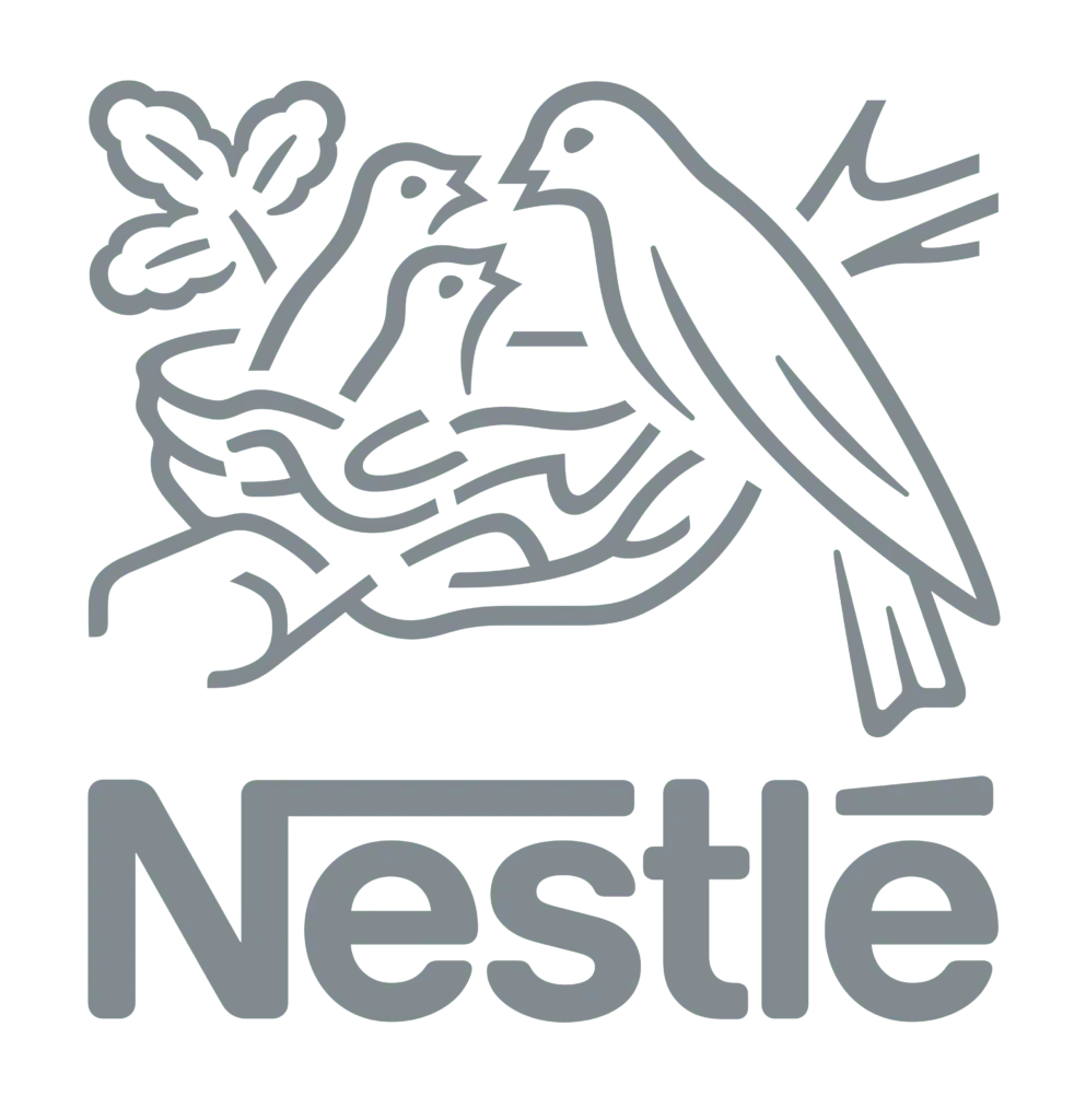 Nestle Logo mit transparentem Hintergrund.