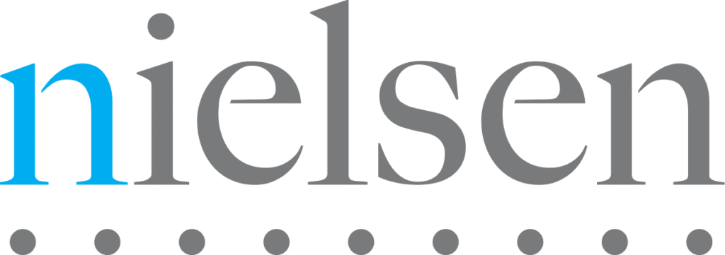 Nielsen Logo mit transparentem Hintergrund.